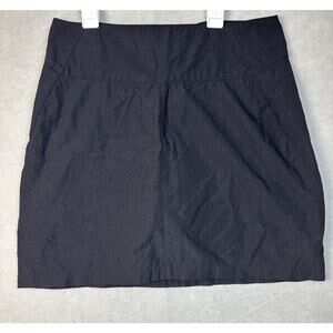 Royal‎ Robbins Women 10 Black Discovery Skirt Skort Hiking Outdoor Gorpcore